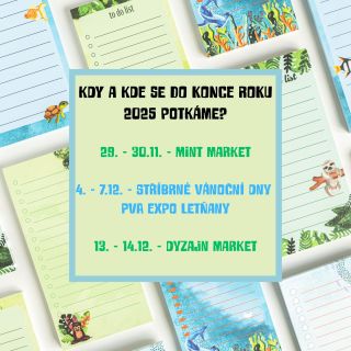 Sezóna trhů je tady a my jedeme naplno! 📍 Kde nás najdete: 29.–30. 11. → MINT Market, Holešovická tržnice 4.–7. 12. →...